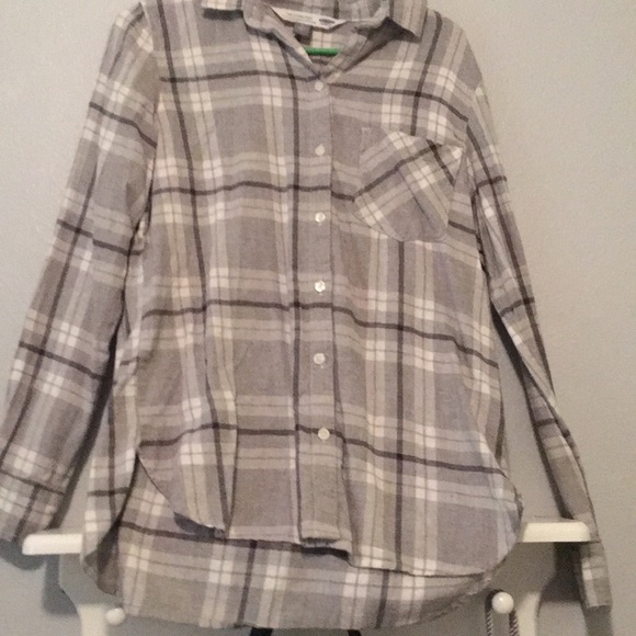 Gray and white flannel - Picture 1 of 2